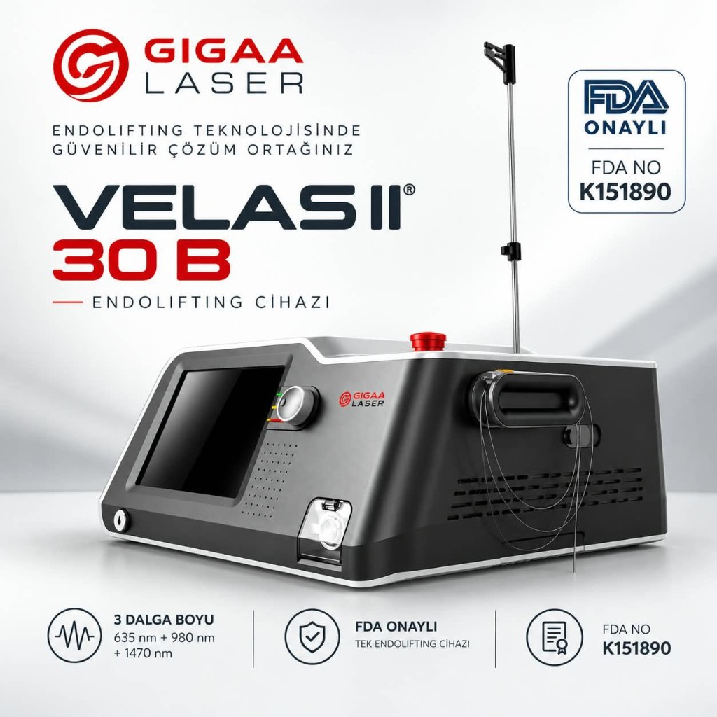 Gigaa Laser VELAS II-30B endolifting cihazı, FDA 510(k) K151890